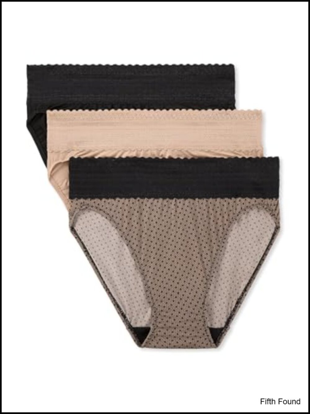 Microfiber Hi-Cut Briefs 3-Pack Dig-Free Comfort Waistband